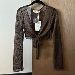 Brown Urban Outfitters Top